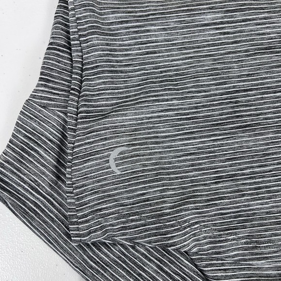 Zyia Active Short Sleeve Shirt Women 3X Black Stripe Athleisure Stretch Tee 1451 - Picture 6 of 8